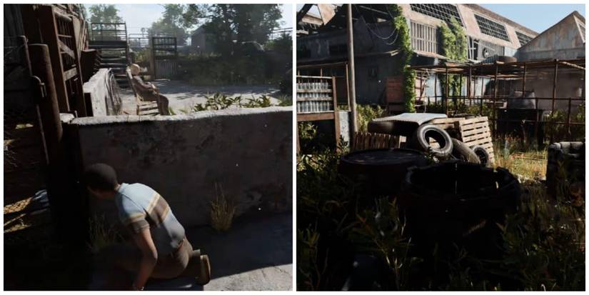 slaughterhouse yard escape texas chain saw massacre