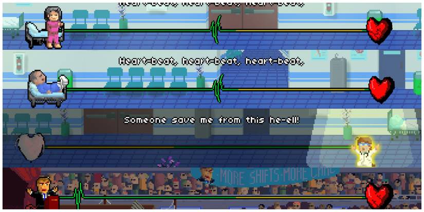 Rhythm Doctor gameplay