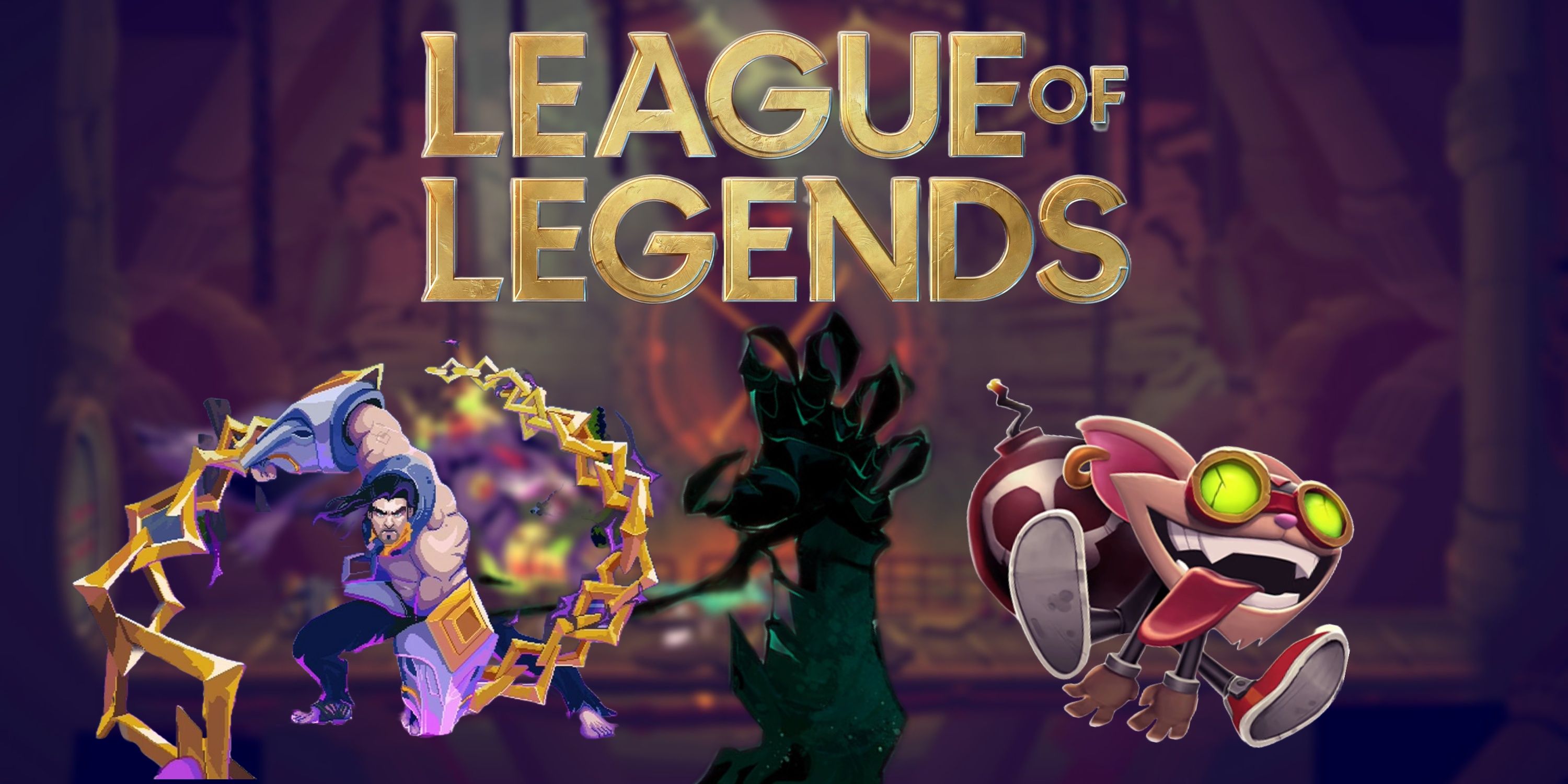 Every Game By Riot Games, Ranked (Featured Image) - The Mageseeker, League Of Legends, Hextech Mayhem + Blurred screenshot of Convergence