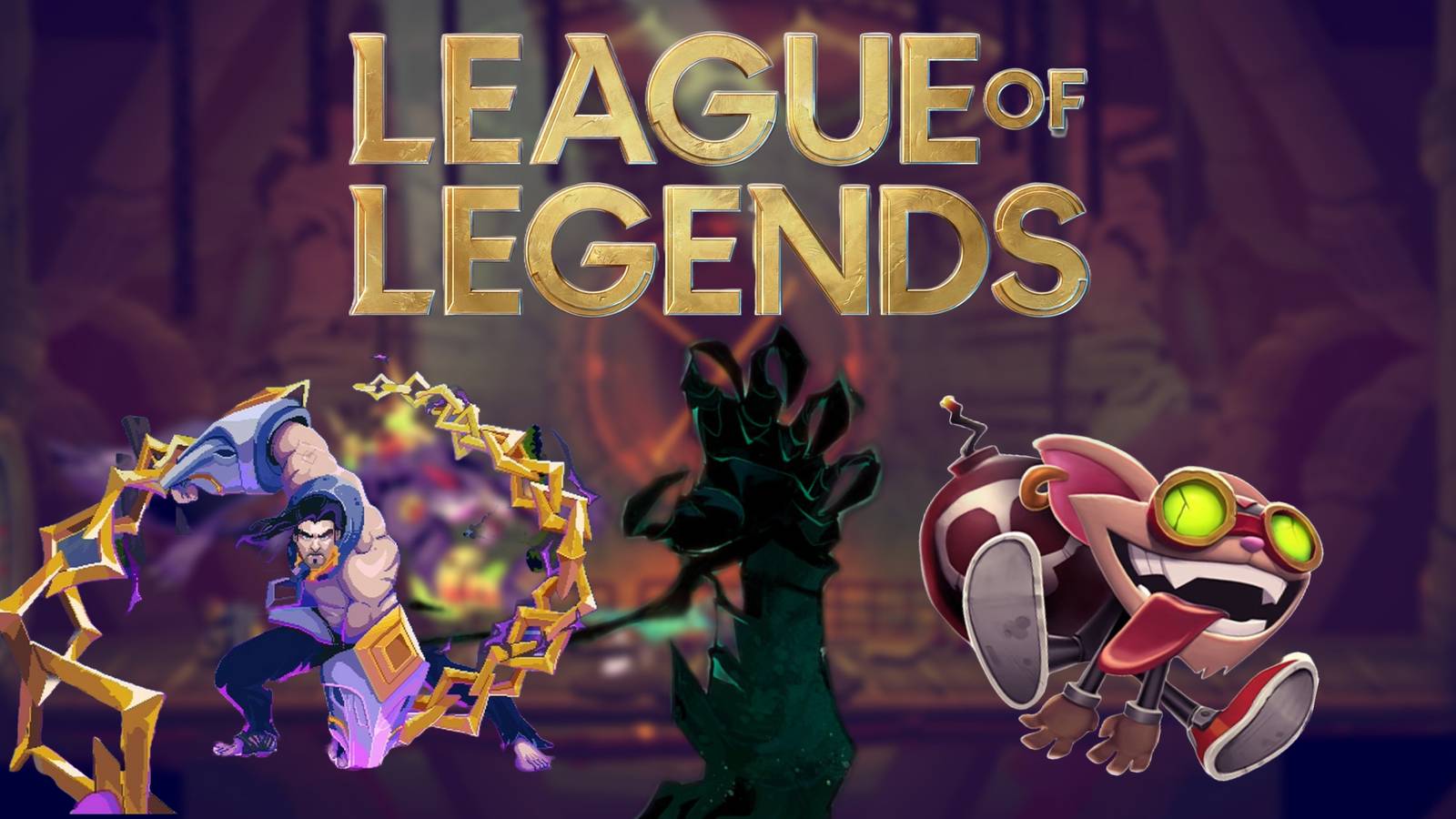 Every Game By Riot Games, Ranked (Featured Image) - The Mageseeker, League Of Legends, Hextech Mayhem + Blurred screenshot of Convergence