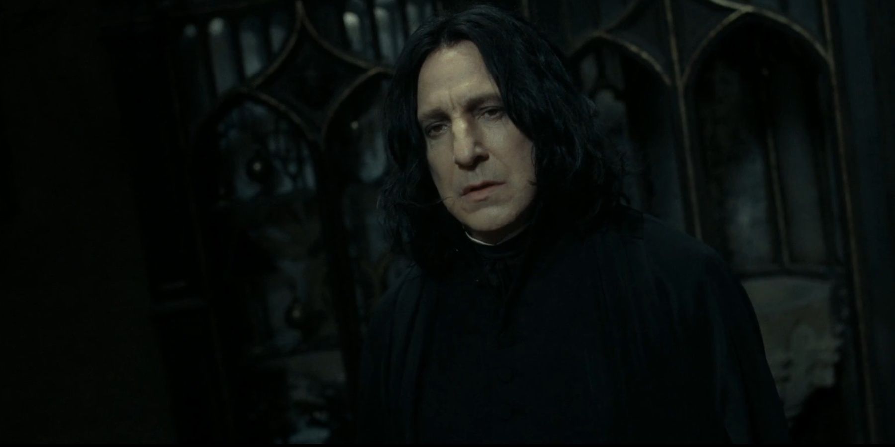 Severus Snape in Harry Potter and the Deathly Hallows: Part 2.