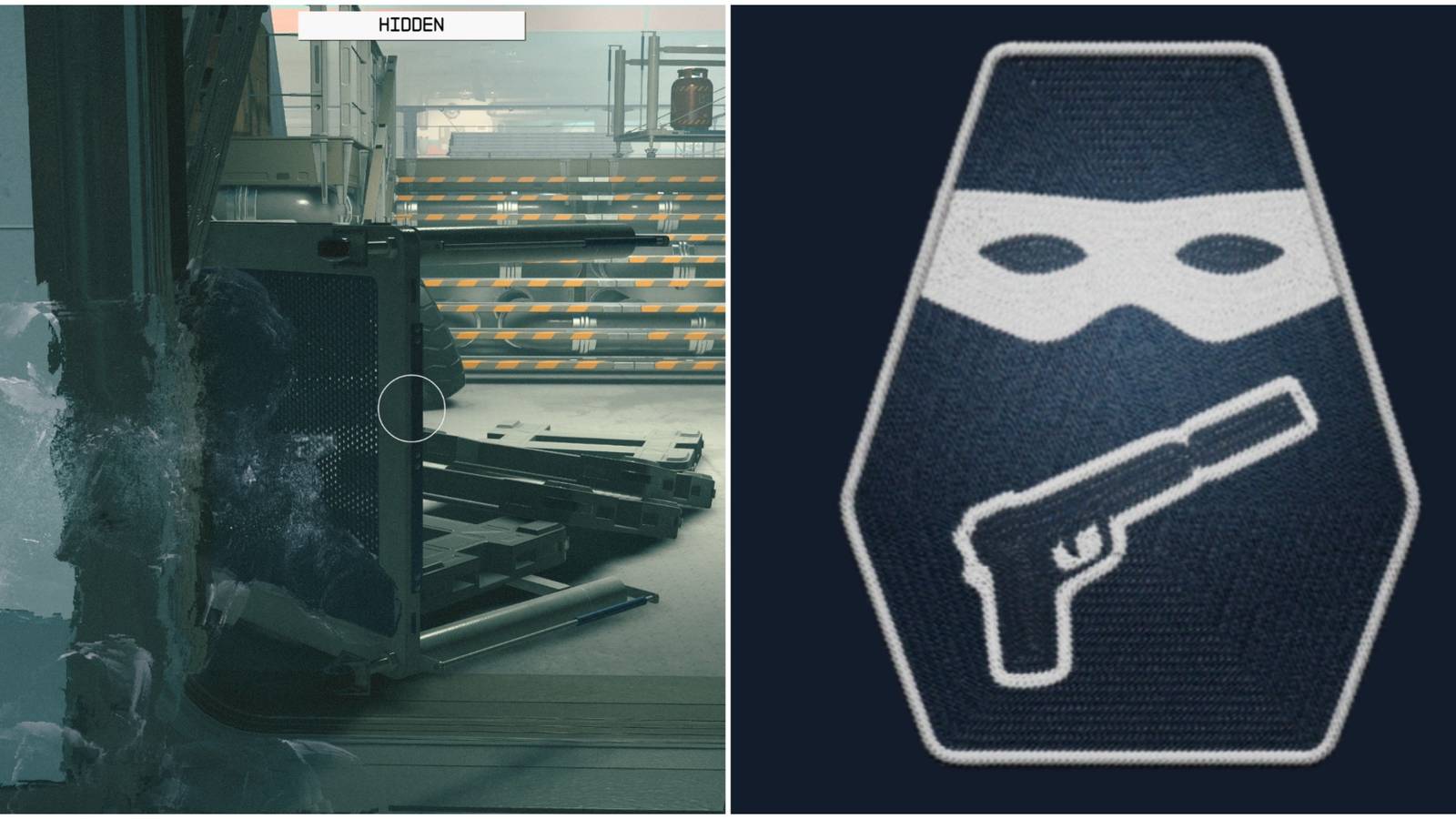 player hidden suit stealth badge