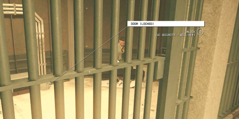 unlocking jail cell at the well