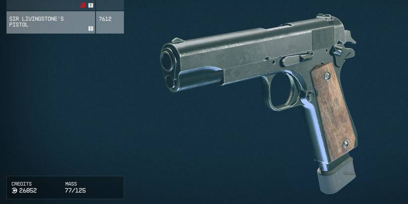 inventory item sir livingstone's pistol