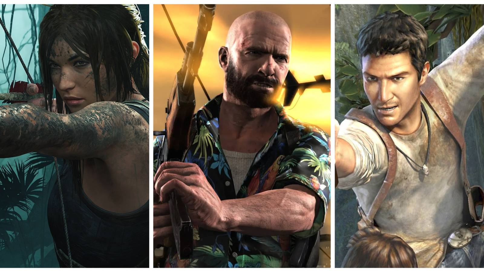 shadow of the tomb raider, max payne 3, shadow of the tomb raider