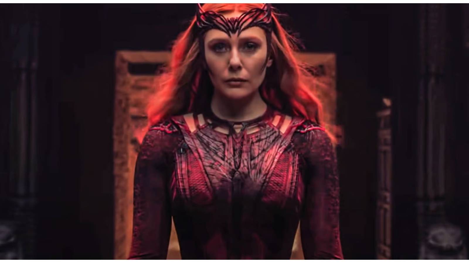 Elizabeth Olsen as Scarlet Witch.