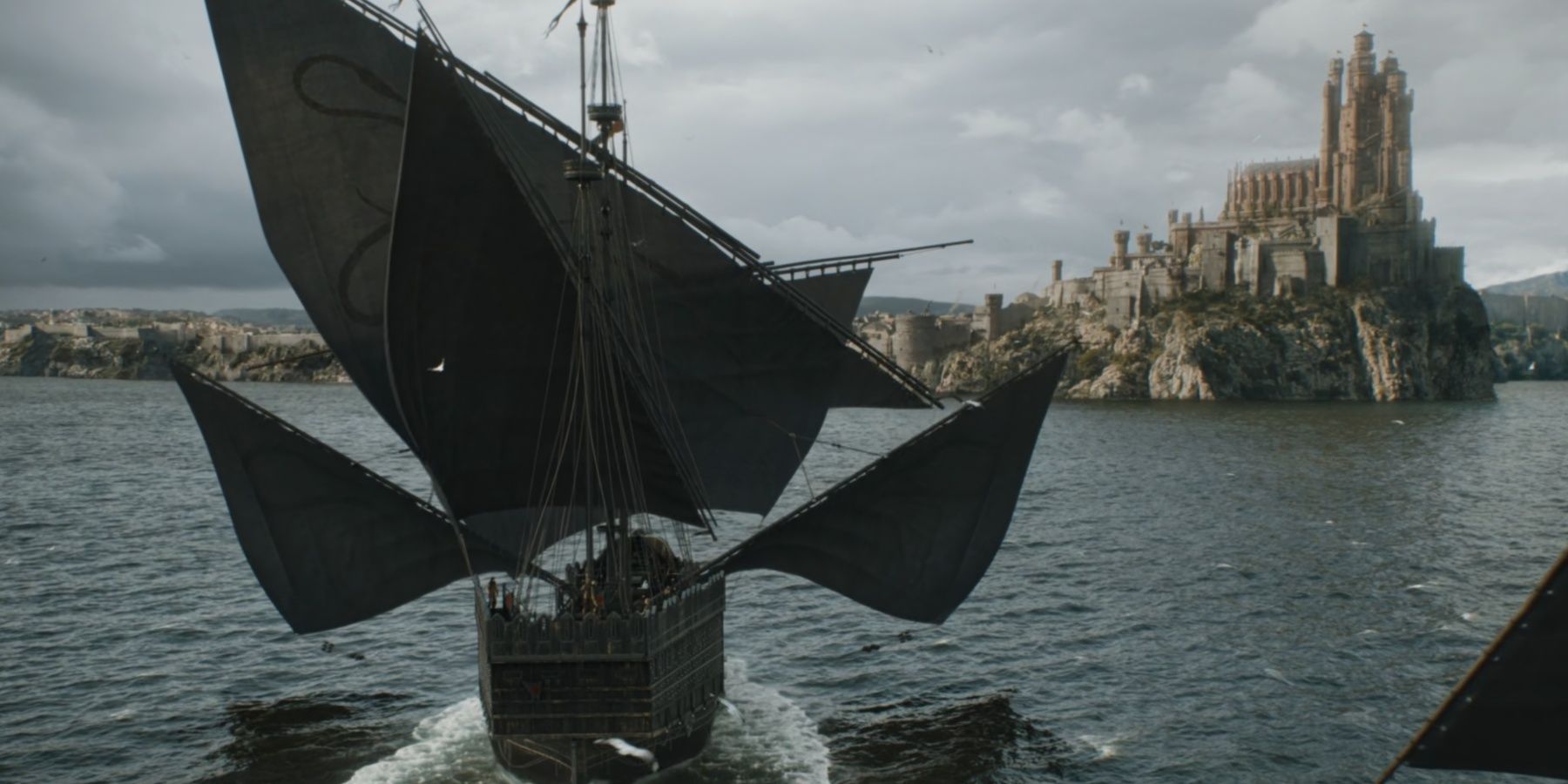 The Red Keep and King's Landing in Game of Thrones.