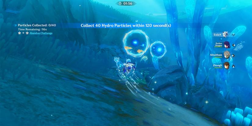 collect particles in genshin impact