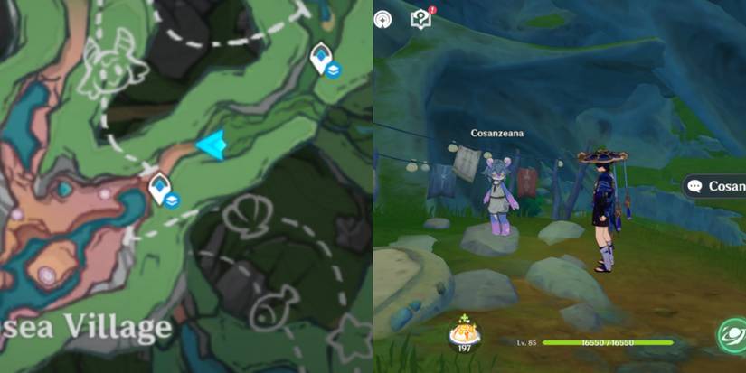 cosanzeana location Genshin Impact were it so easy quest