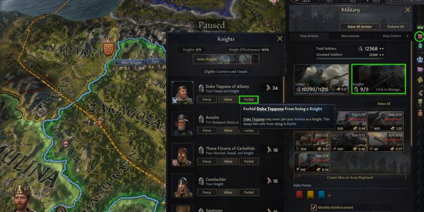 Crusader Kings 3 Forbid Heirs From Combat