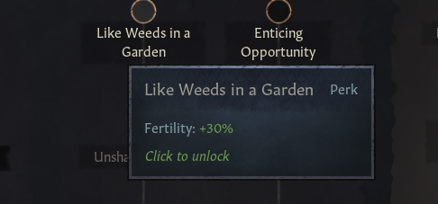 Crusader Kings 3 Like Weeds in a Garden Perk