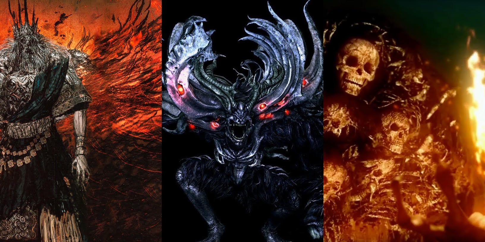 Dark Souls Bosses: Gwyn, Manus, Gravelord Nito