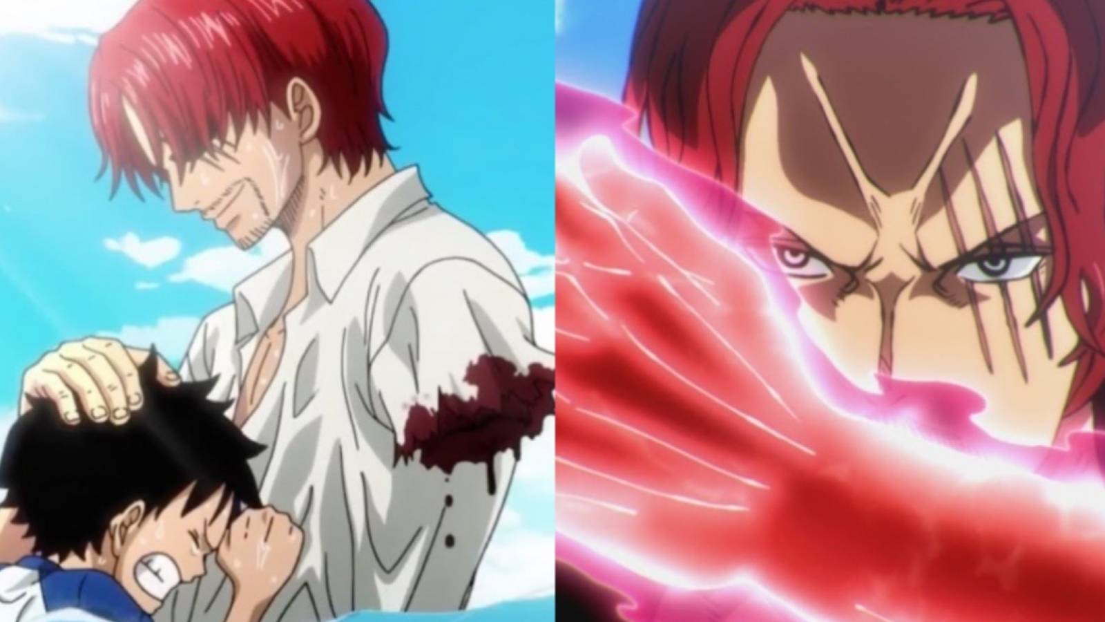 Shanks arm lost one piece