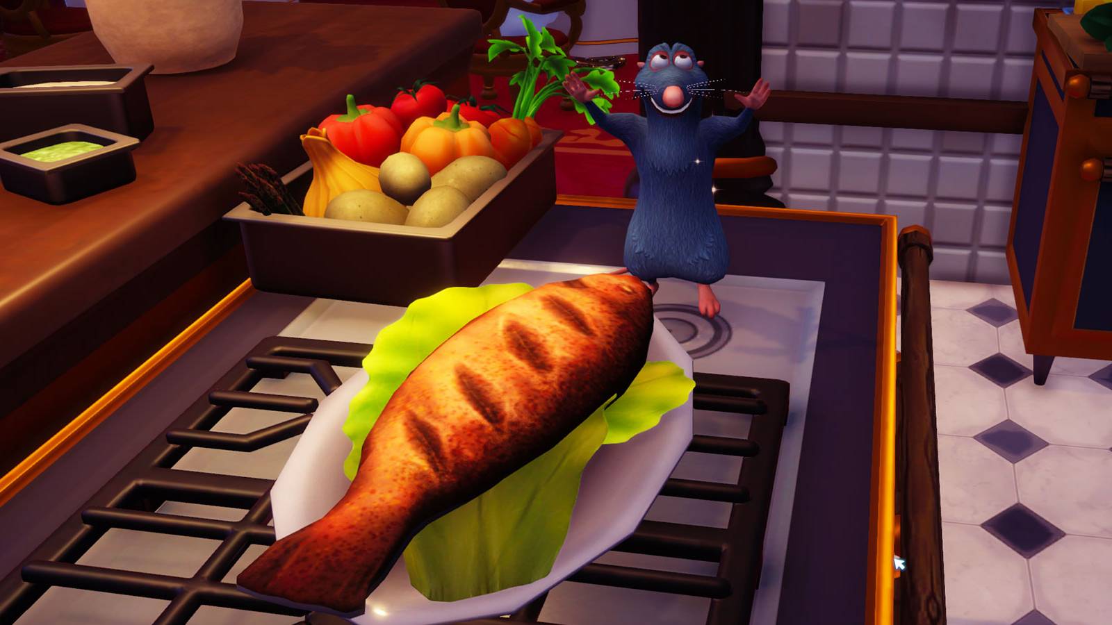 Grilled Fish in Disney Dreamlight Valley.