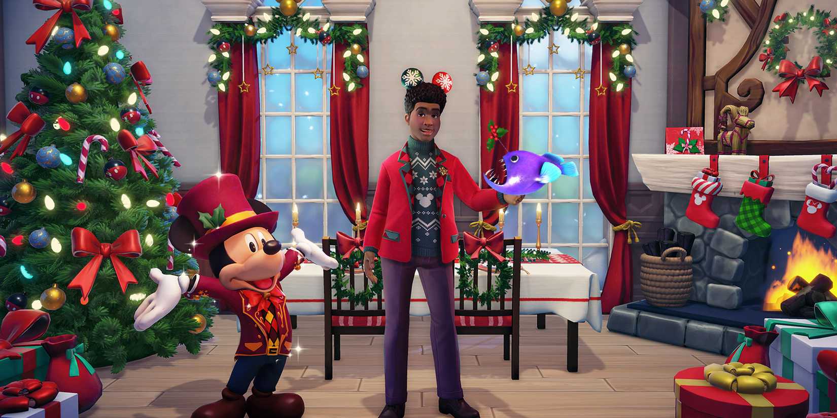 Holiday fish in Disney Dreamlight Valley.