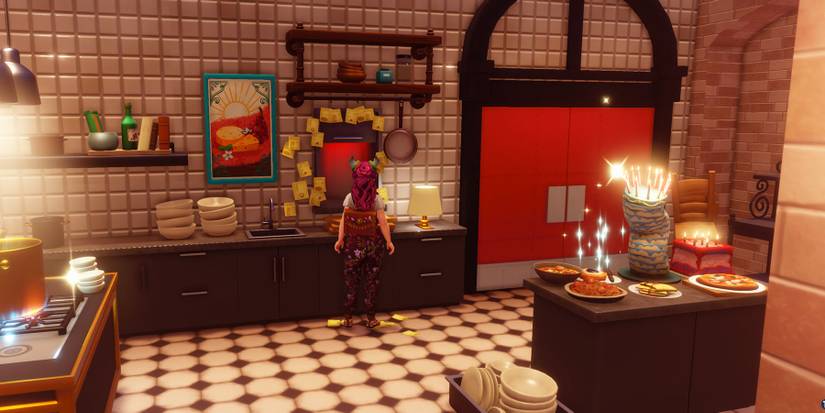 Kitchen order window in Remy's Realm in Dreamlight Valley.