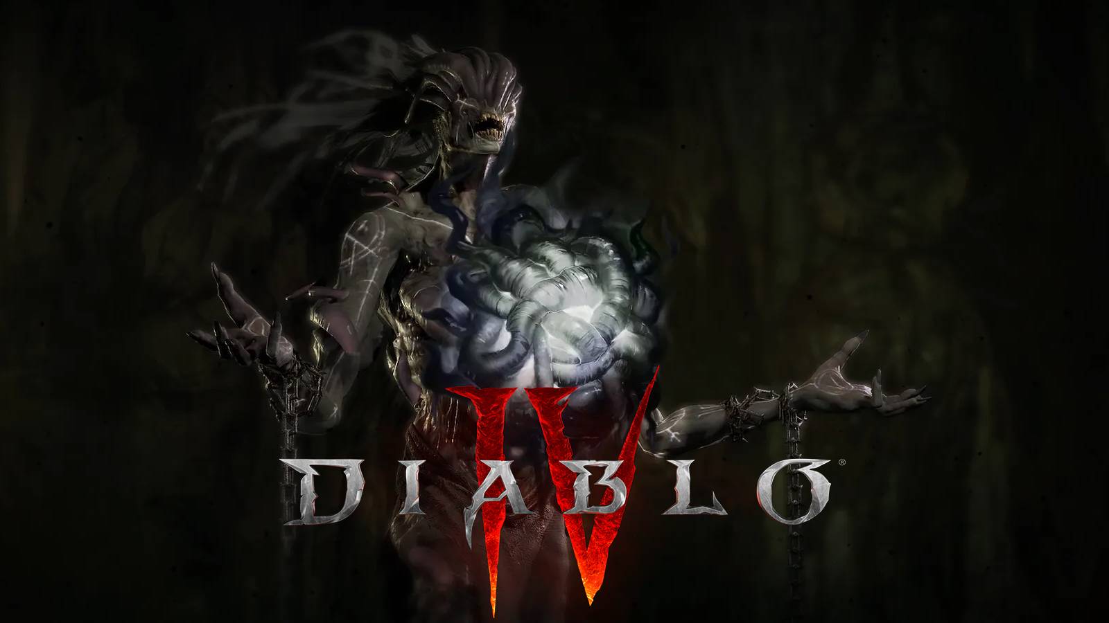 Diablo 4 wrath behind game logo