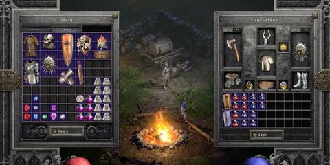 a shot of the inventory screen from diablo 2