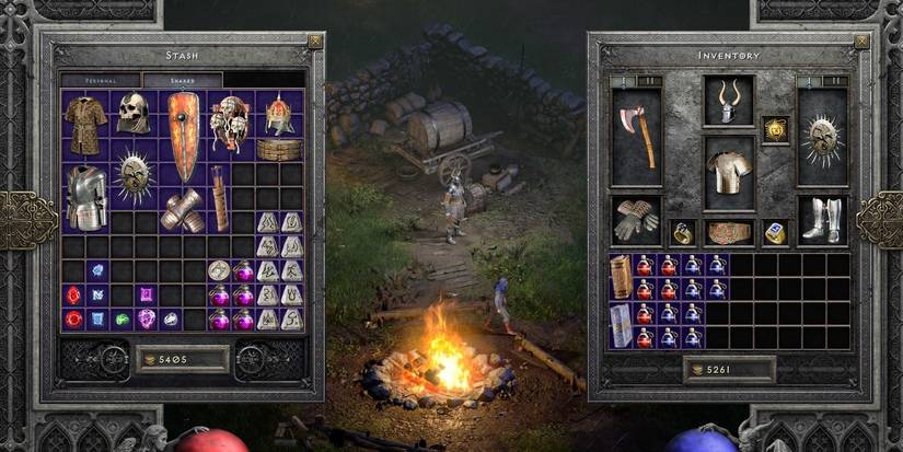 a shot of the inventory screen from diablo 2