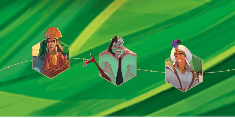 disney lorcana emerald cards