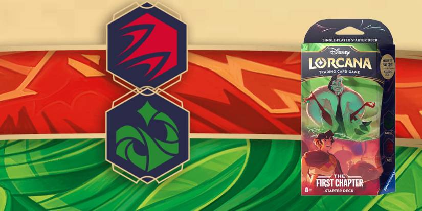 disney lorcana emerald ruby starter deck