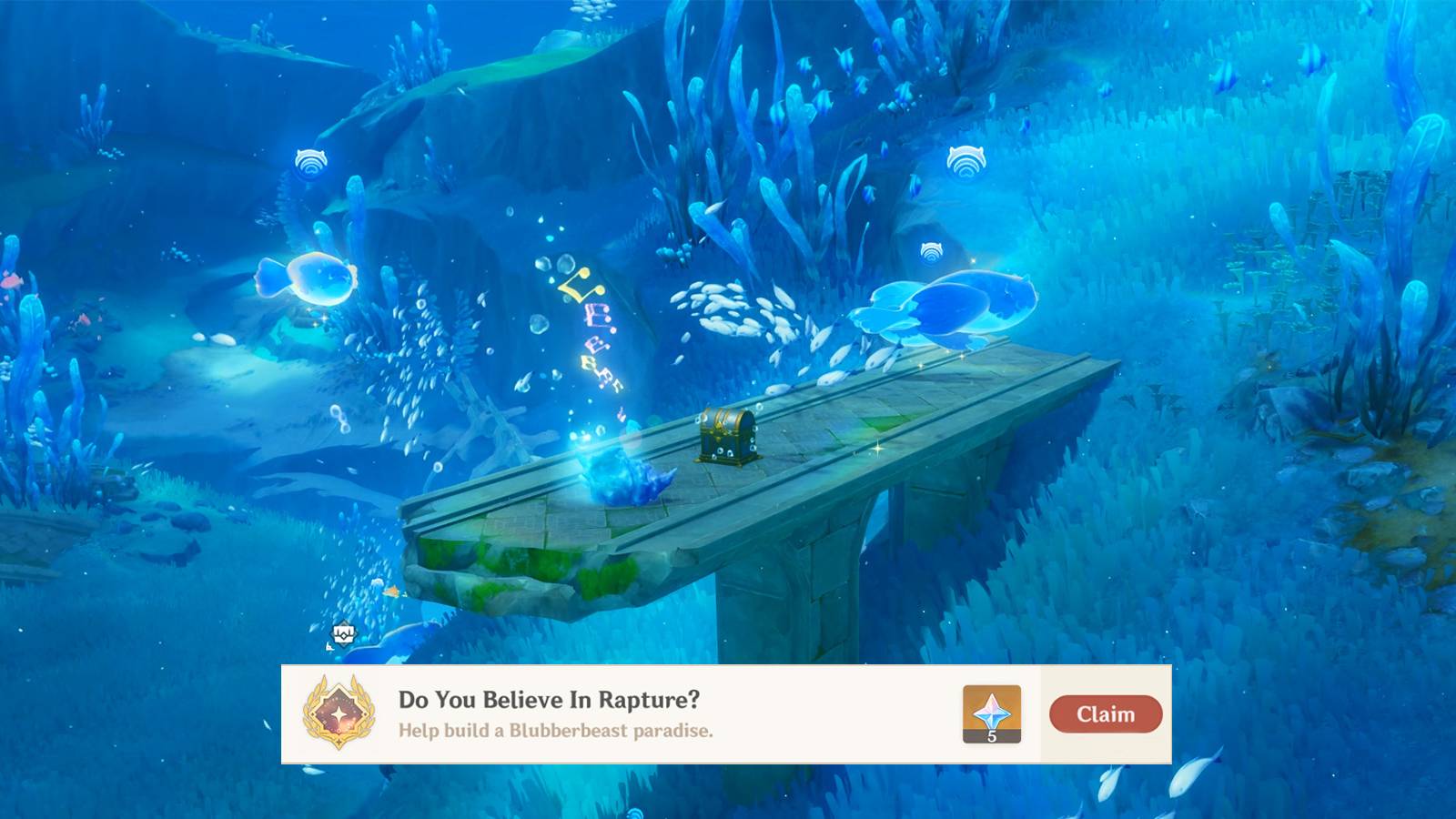 do you believe in rapture achievement in genshin impact