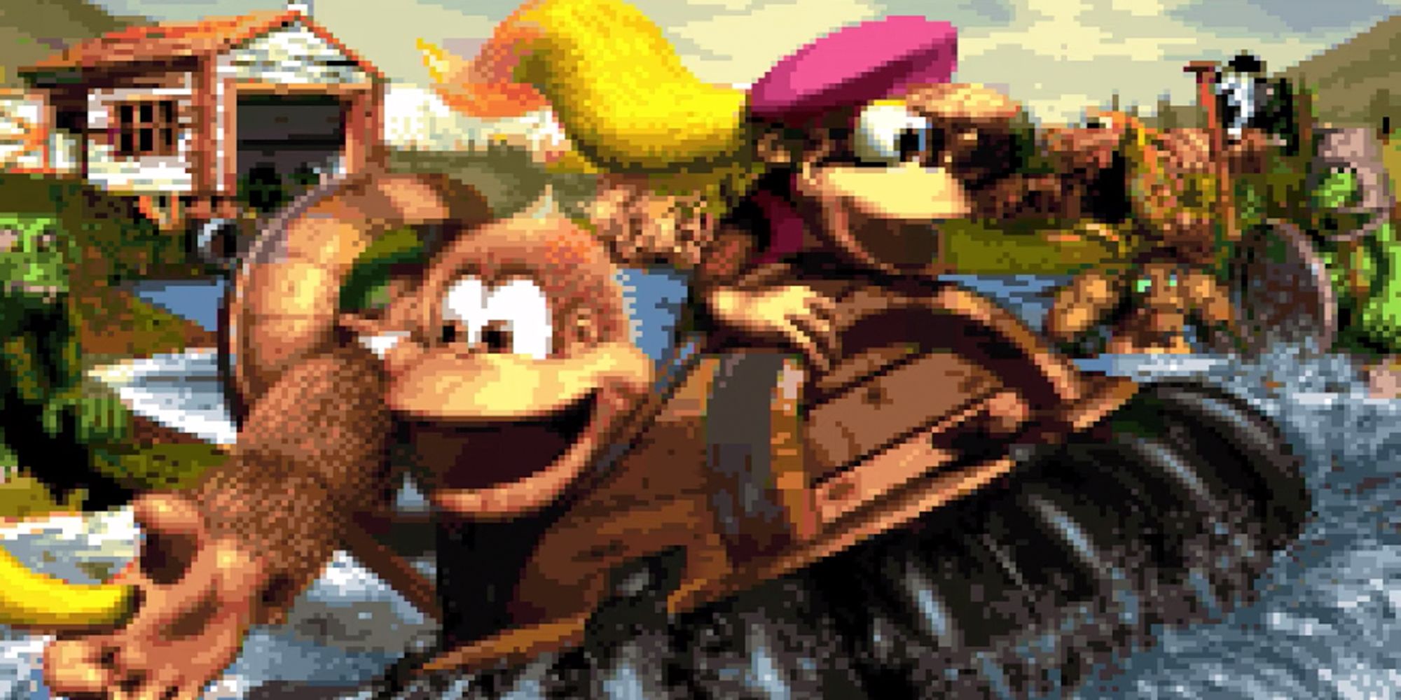 Donkey Kong Country 3 official artwork