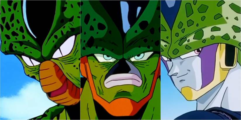 Dragon Ball Z Three Forms Of Cell
