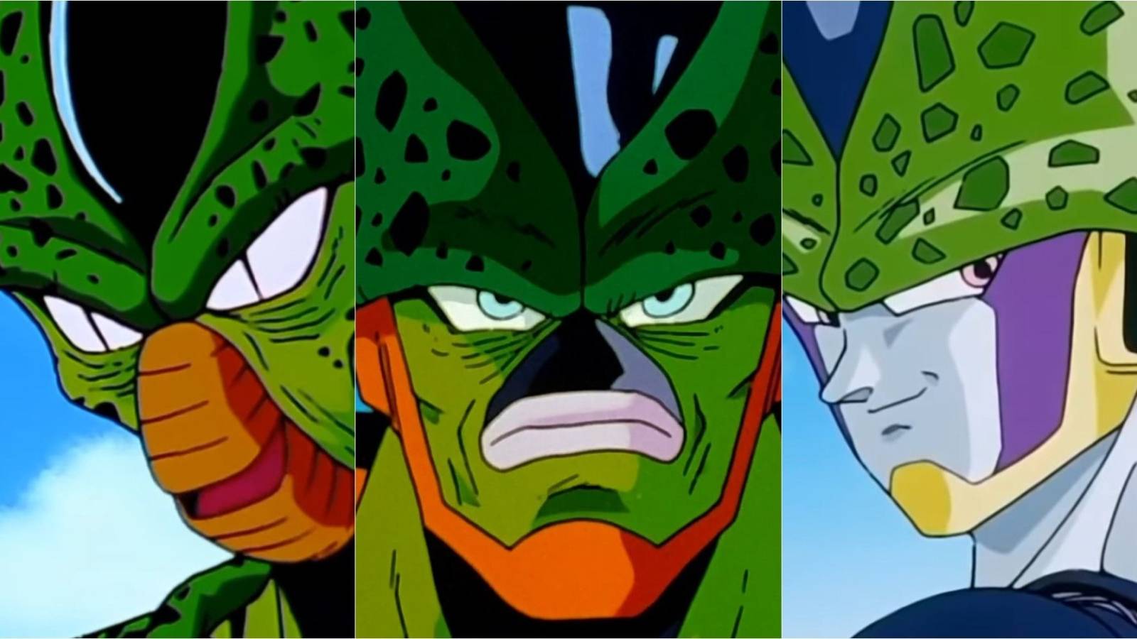 Dragon Ball Z Three Forms Of Cell