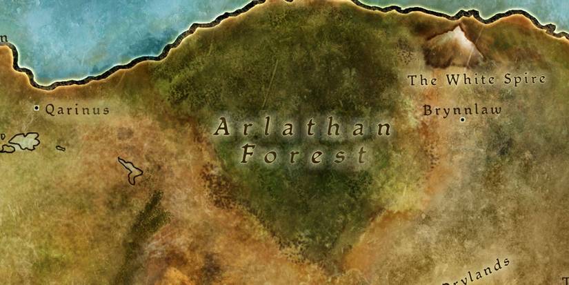 Dragon Age Arlathan Forest map
