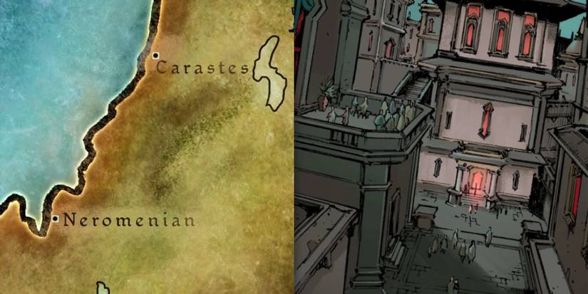 Dragon Age Neromenian city and map