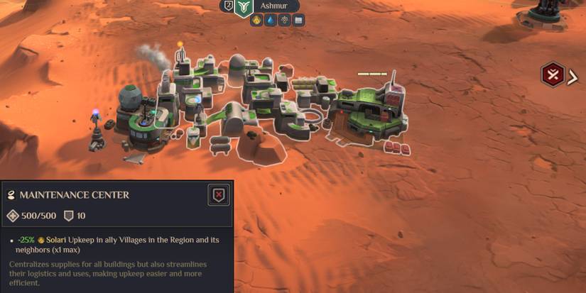 Dune Spice Wars Best Buildings To Construct First Maintenance Center