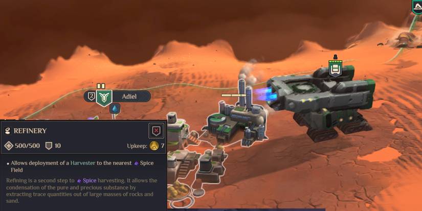 Dune Spice Wars Best Buildings To Construct First Refinery-1