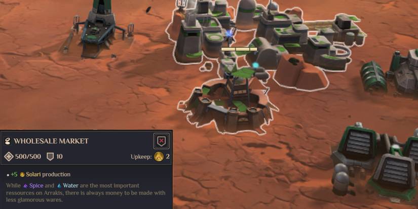 Dune Spice Wars Best Buildings To Construct First Wholesale Market