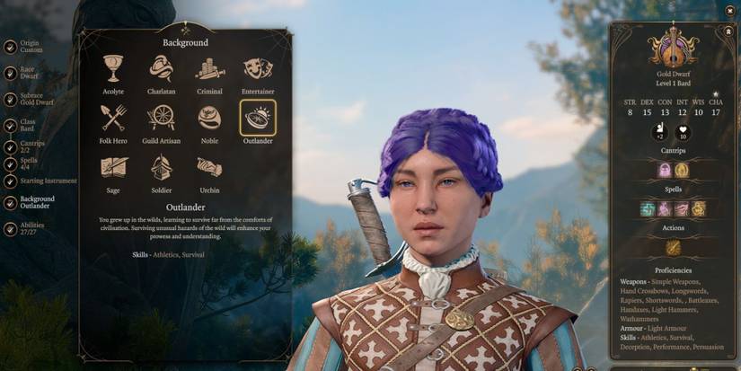 A Dwarf Bard in Baldur's Gate 3