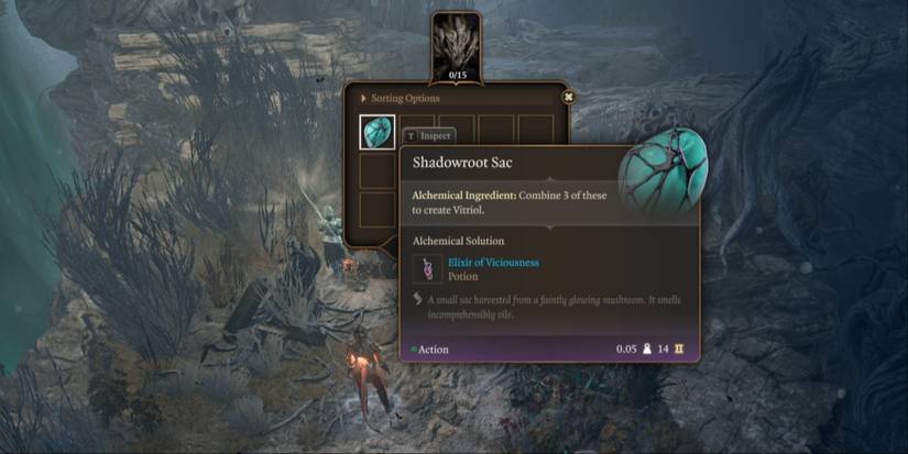 elixir of viciousness description bg3