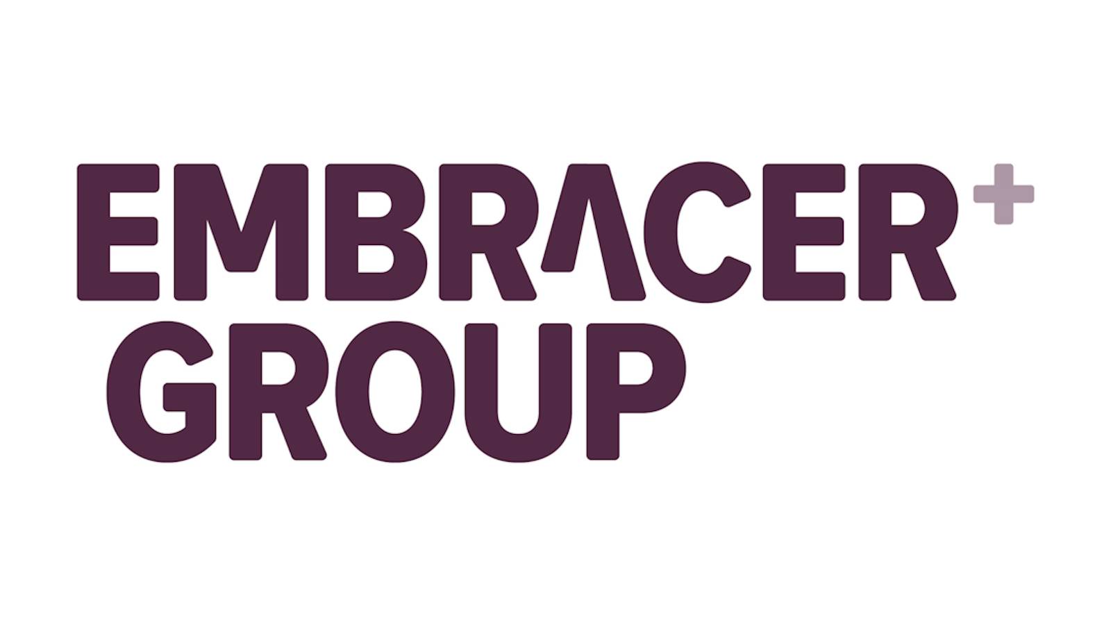 Embracer Group logo on white background