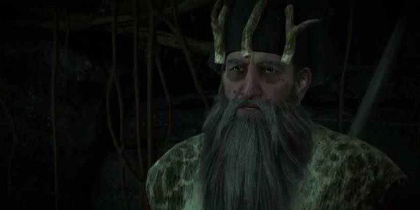 Ermion speaking to Geralt