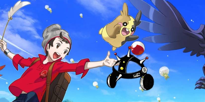 A Pokemon Character Reaching For The EXP Share Item