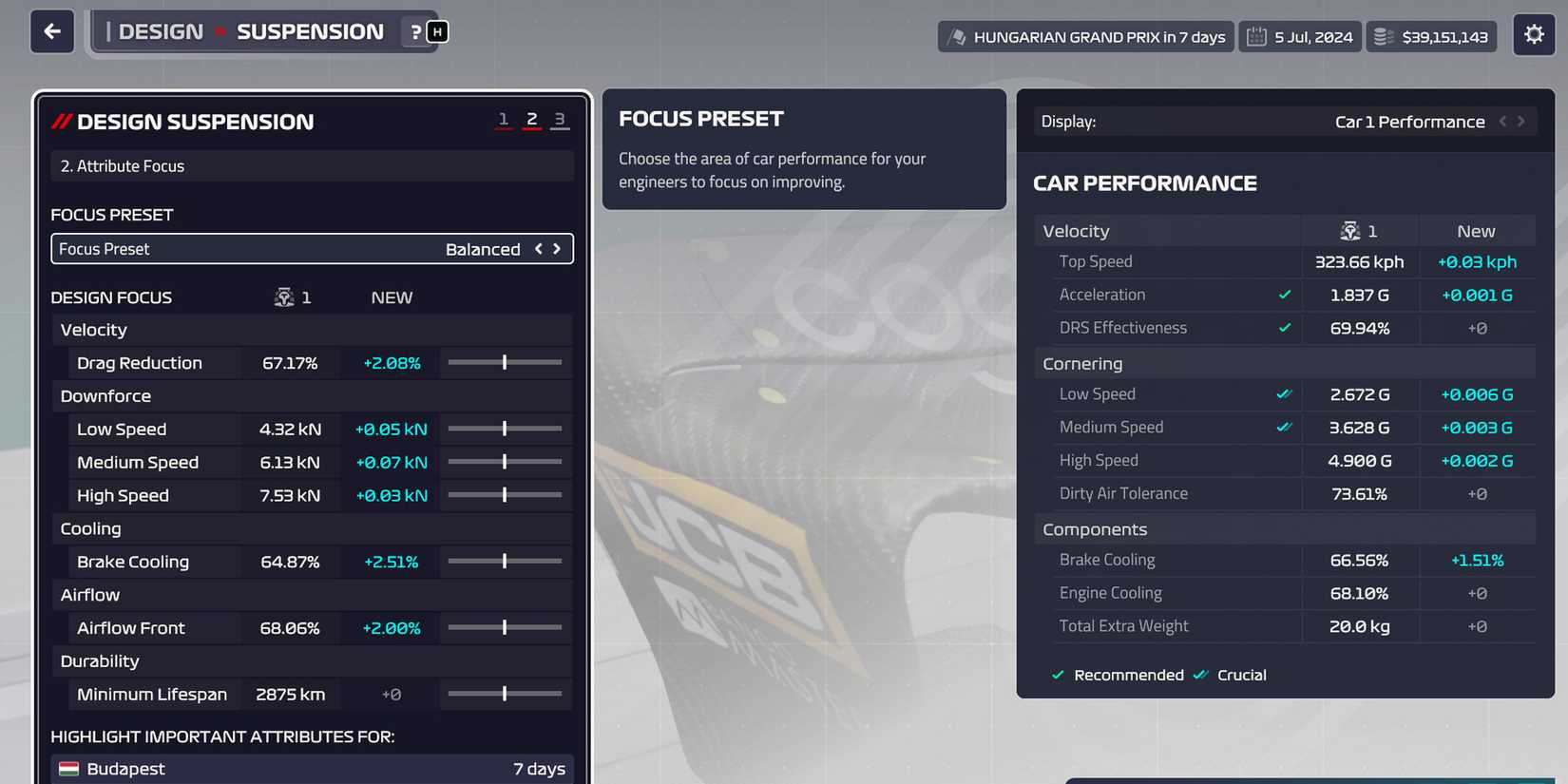F1 Manager 2023 Best Upgrades Suspension-1