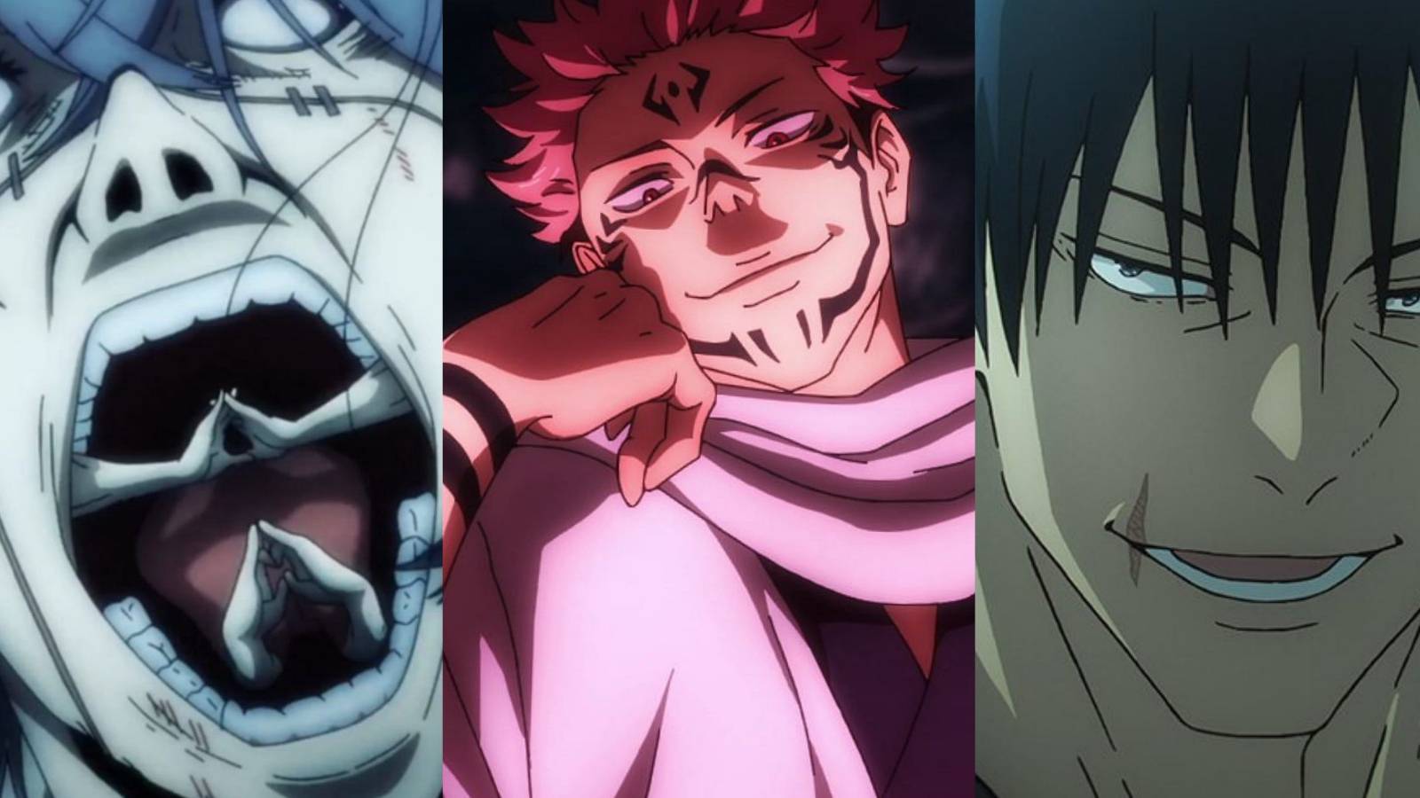 featured jujutsu kaisen strongest villains toji sukuna mahito