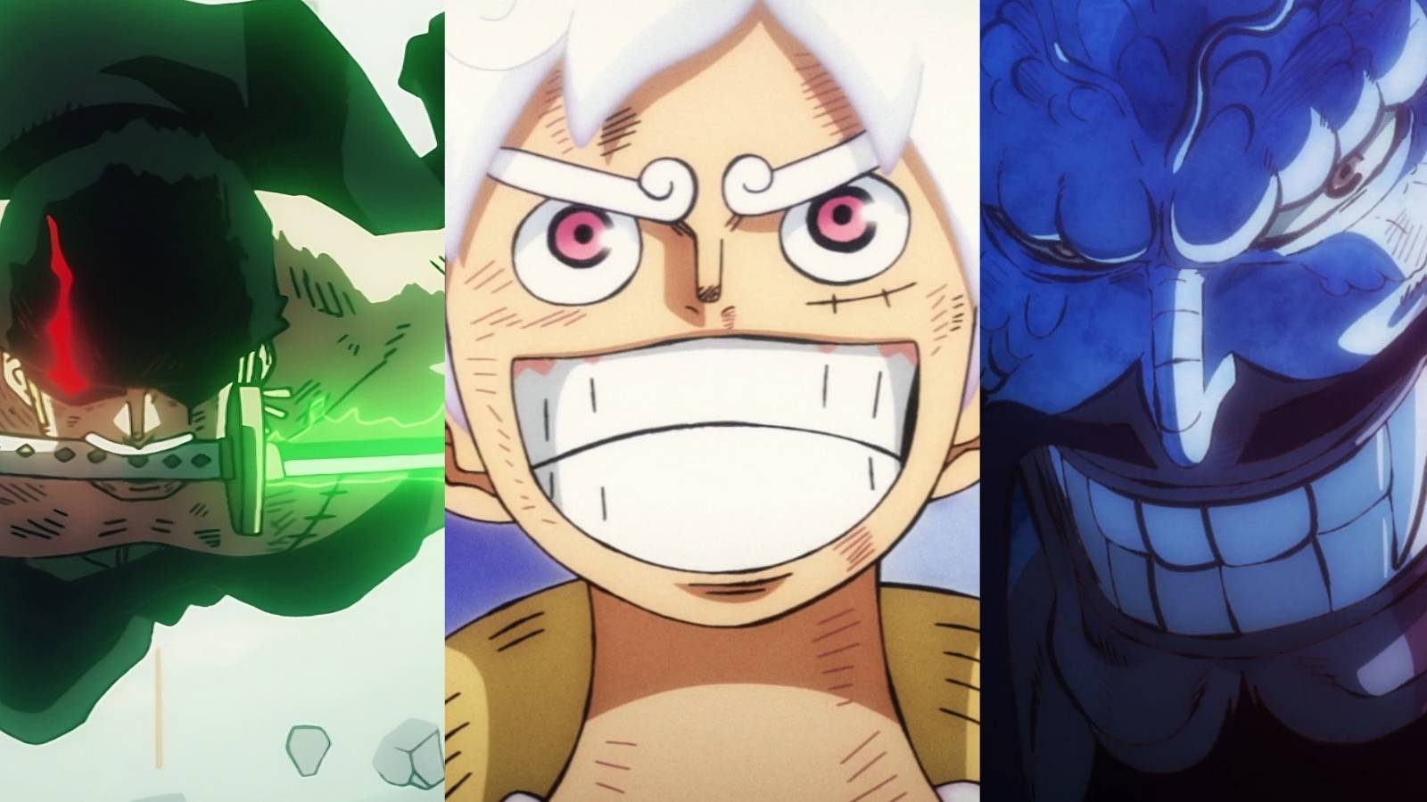 featured one piece every fight in wano luffy Kaido zoro