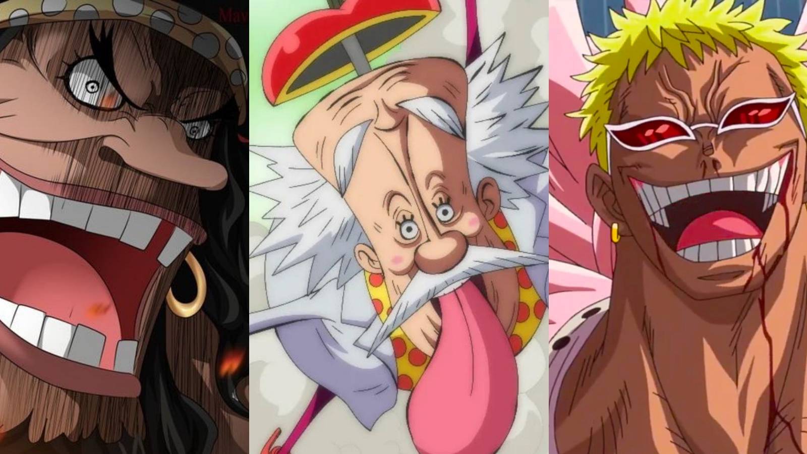 featured one piece smartest characters Doflamingo Blackbeard Vegapunk