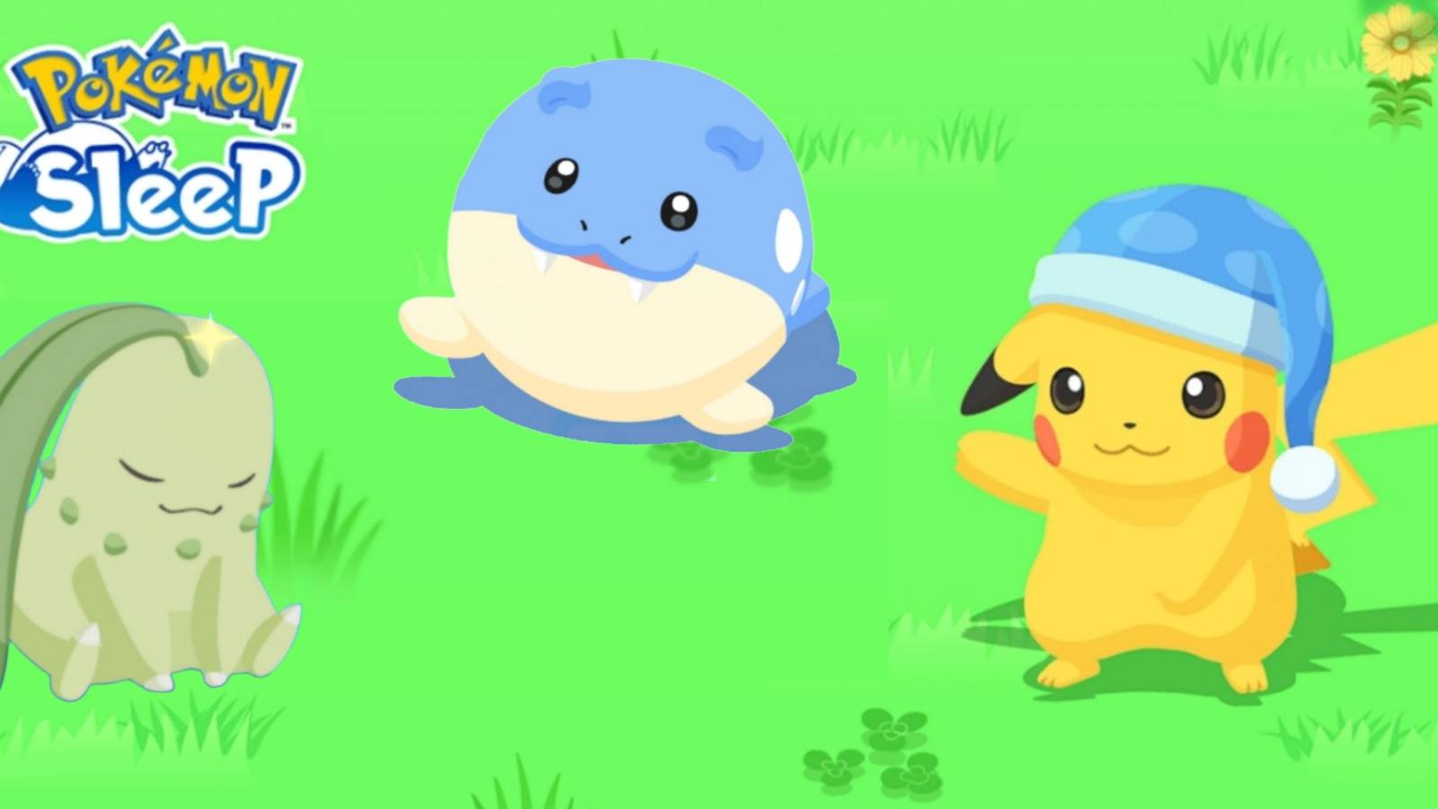 featured Pokemon sleep future updates and adjustments Pikachu chikorita