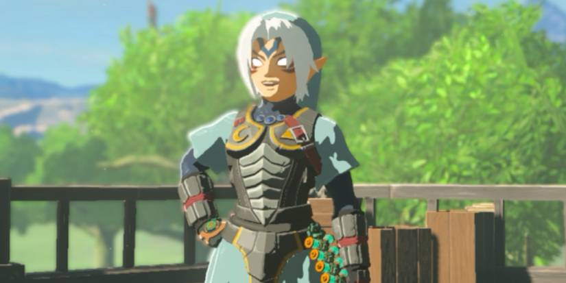 Link posing in the Fierce Deity armor