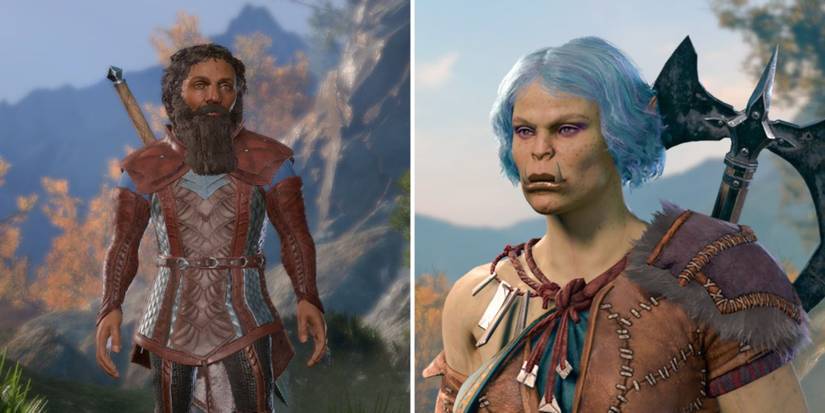 A Fighter and a Barbarian in Baldur's Gate 3