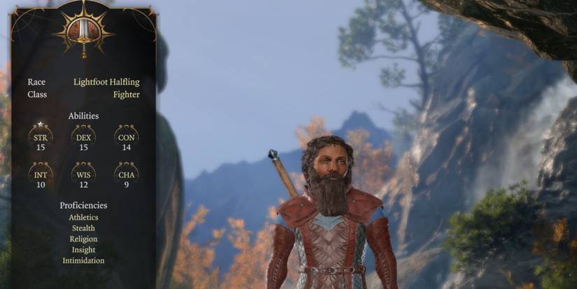 A Halfling Fighter in Baldur's Gate 3