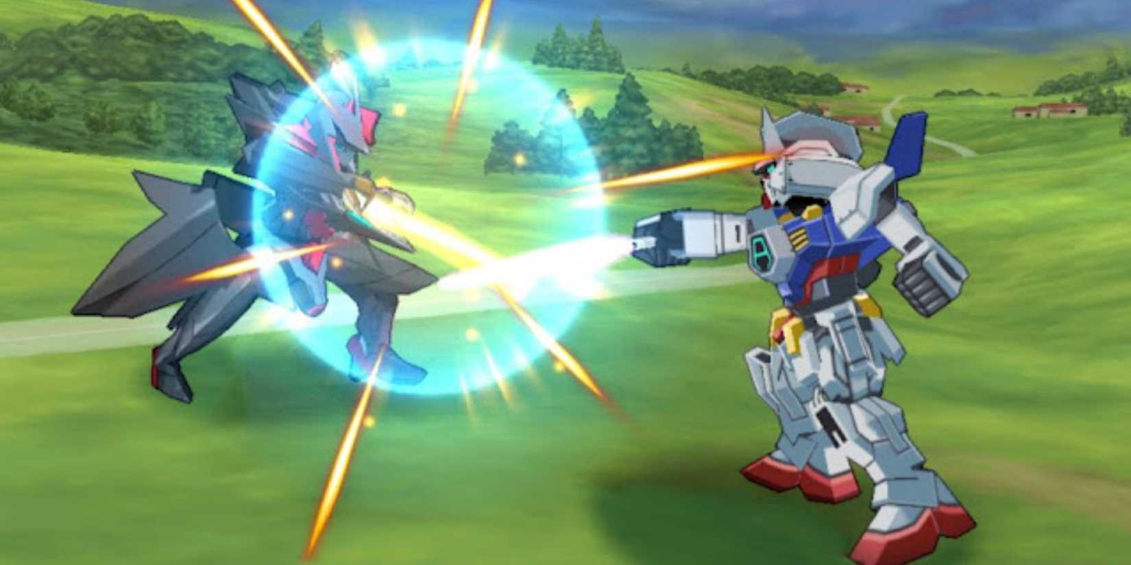 Fighting a battle in Mobile Suit Gundam AGE