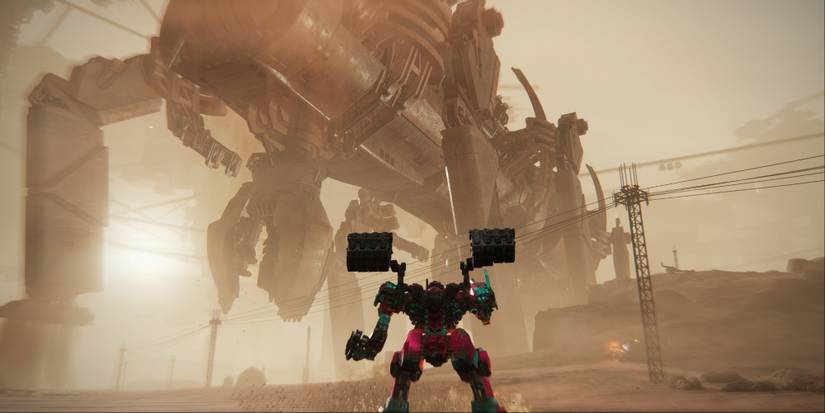 Fighting Strider in Armored Core 6 Fires of Rubicon