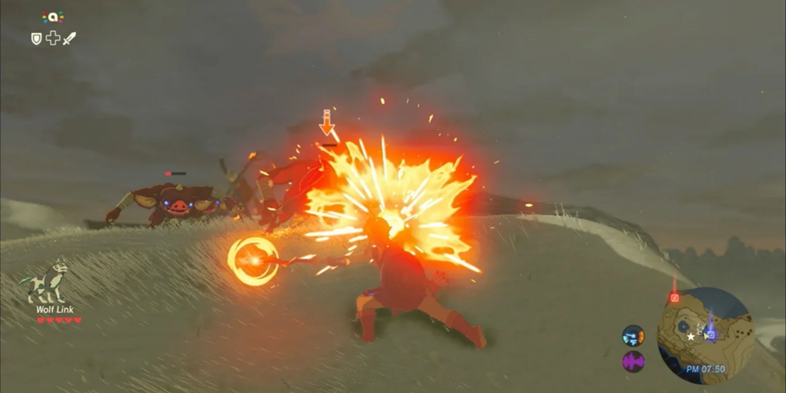 Fire Rod in Breath of the Wild